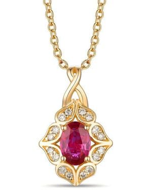 Le Vian Passion Ruby Pendant Set - Pink