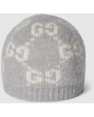 Gucci Gg Alpaca Blend Hat - Gray