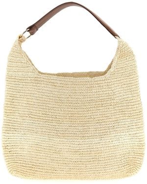 Maison Michel Cristiana Shoulder Bag - Natural