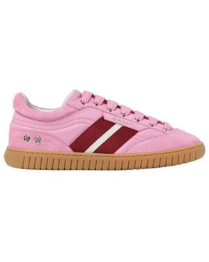 Bally Palmy Leather Low-Top Trainers, Brand Size 36 Us - Pink