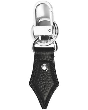 Montblanc Nib Leather Key Holder - Black
