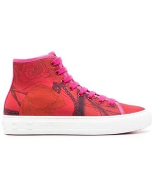 Ferragamo Ladies Nail Polish Trainers, Us - Pink