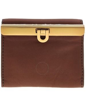 Fossil Penrose Trifold Leather Wallet - Brown