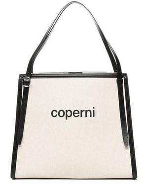 Coperni Logo Tote Bag - White