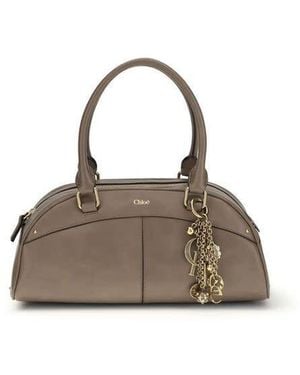 Chloé Chlo Bowling Shoulder Bag - Brown