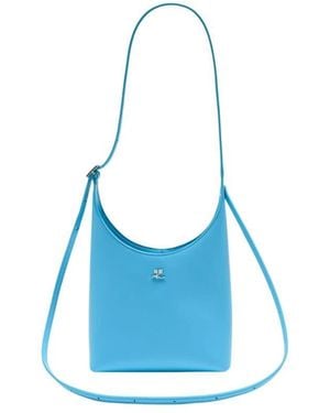 Courreges Melt Shoulder Bag - Blue