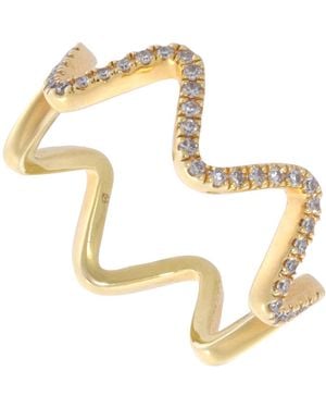 Diamanti Per Tutti Stardust Diamond Embellished Ring - Metallic