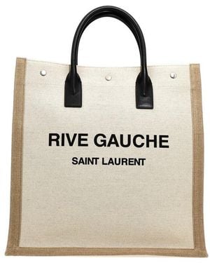 Saint Laurent Rive Gauche Shoulder Bag - Natural