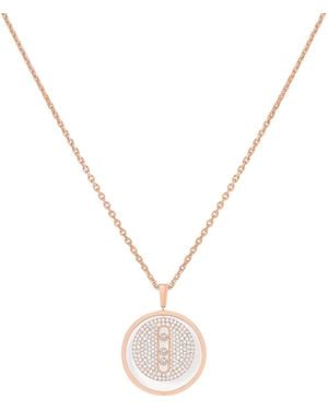 Messika Lucky Move 18K Rose Diamond Necklace - Metallic