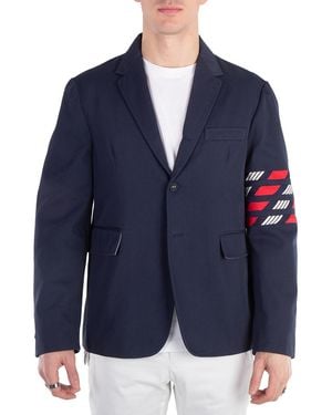 Thom Browne 4-Bar Classic Sport Coat, Brand Size 2 - Blue