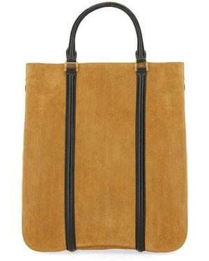 Ami Paris Ami Paris North South Tote Bag - Natural