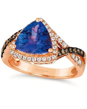 Le Vian Ladies Tranquility Cocktail Rings Set - Blue