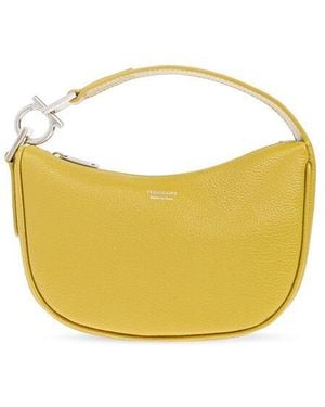 Ferragamo Leather Handbag - Yellow