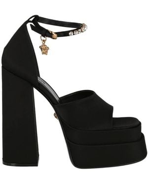 Versace Medusa Aevitas Platform Court Shoes, Brand Size 36 Us - Black