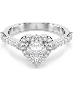 Swarovski Una Angelic Heart Ring - Metallic