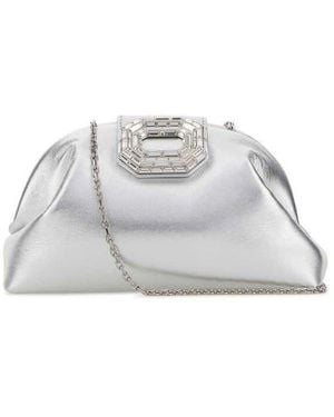 AMINA MUADDI Clutch - White