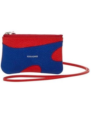 Ferragamo Cut Out Detail Credit Card Holder