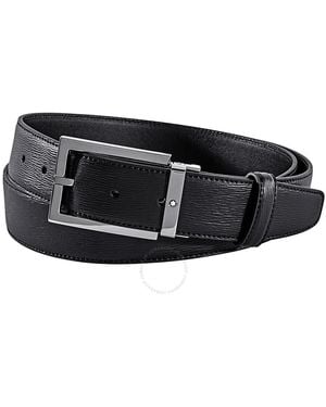 Montblanc Westside Leather Belt - Black