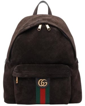 Gucci Medium Ophidia Backpack - Black