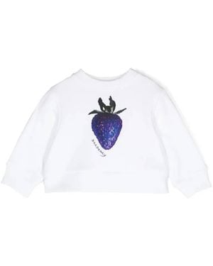 Burberry Toddler Mathew Strawberry Printed Cotton Sweatshirt - Blue
