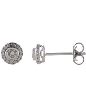 Brilliant Diamond 9Kt 0.30 Carat Lab Grown Diamond Stud Earrings For - Metallic