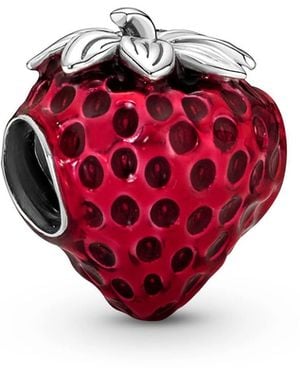 PANDORA Asymmetrical Cherry Fruit Dangle Charm 791583c01 - Red