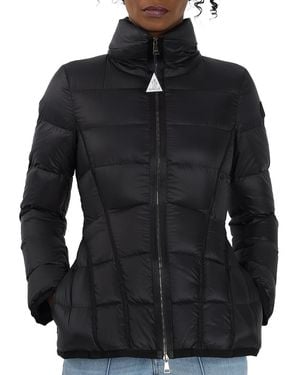 Moncler Ladies Logo-Patch Padded Jacket, Brand Size 1 (Small) - Black