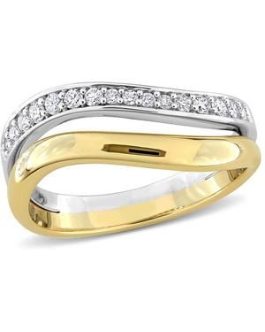 Created Forever 1/4Ct Tw Lab-Grown Diamond Swirl Ring - Metallic