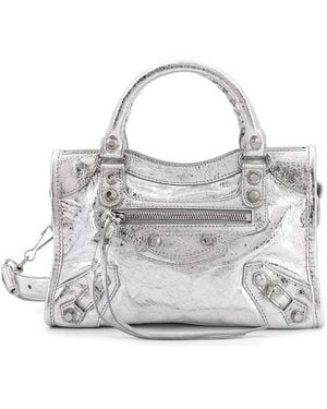 Balenciaga Le City Mini Shoulder Bag - Gray
