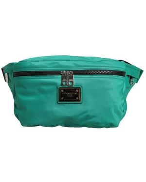 Dolce & Gabbana Dolce & Gabbana Logo Plaque Nylon Waist Fanny Pack Borse Bag - Green