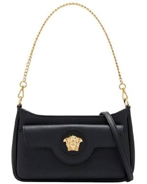 Versace Mini Medusa Shoulder Bag - Black