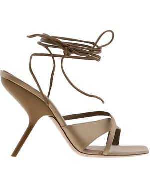 Ferragamo Allegra X5 Stiletto Sandals - Metallic