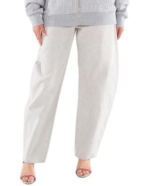 Agolde Ladies Tarnish Pale Ballon Jeans - Grey