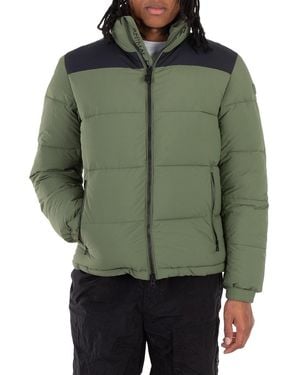 Save The Duck Taxus Padded Puffer Jacket - Green