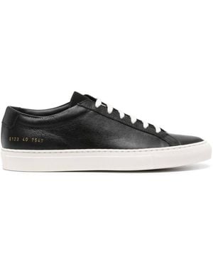 Common Projects Nubuck Achilles Trainers - Black