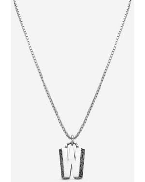 Gucci Letters Necklace - Metallic