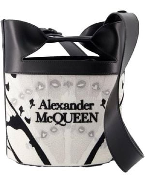 McQueen Bucket Bow Shoulder Bag - Multicolor