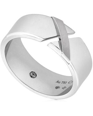 Chaumet Liens 18K Diamond Wedding Band Ring - Metallic