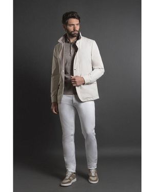 Moorer Ivory Casual Lightweight Jacket - Black
