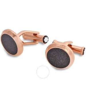 Montblanc Stainless Steel Cuff Links 112908 - Pink