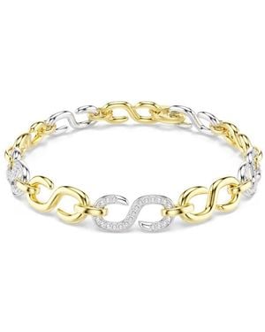 Swarovski Dextera Round Cut Bracelet, Size Medium - Metallic
