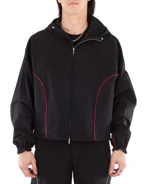 Ferragamo Ferragamo Line Hooded Jacket - Black