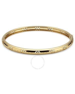 Gucci Icon Bangle Size 17 - Metallic