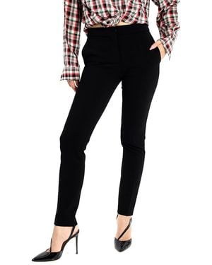 Moschino Straight Trousers, Brand Size 38 (Us Size 6) - Black