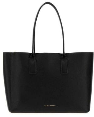 Marc Jacobs Leather The Work Shopping Bag Borse A Mano - Black