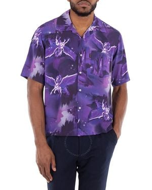 Aries Pegasus Hawaiian Shirt - Purple