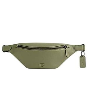 COACH Charter Leather Belt Bag - Green