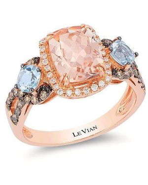 Le Vian Ladies Semi Precious Fashion Ring - Pink