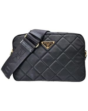 Prada Nylon Crossbody Bag - Black