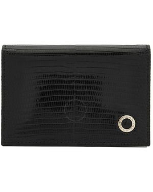 BVLGARI Business Leather Card Holder - Black